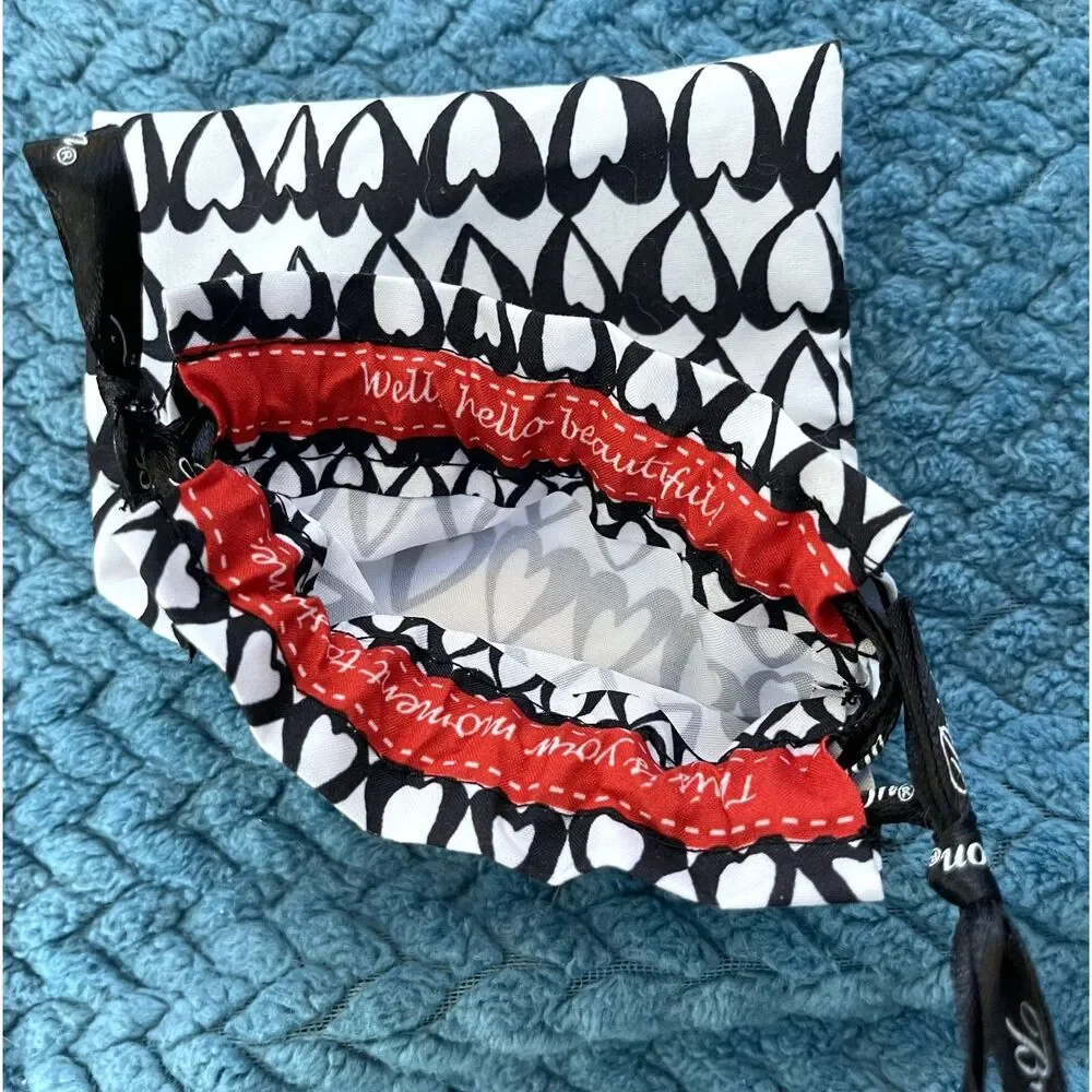 Brighton Adore Me Tuscan Open Heart Silver Necklace NWT Storage Bag - Picture 9 of 9